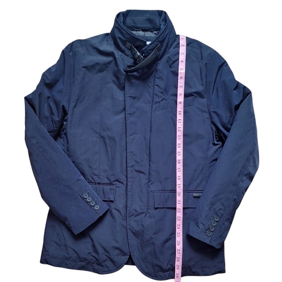 Winter Coat Water Resistant Jacket William Rast Sz S Navy Blue Fall Travel - Picture 6 of 13